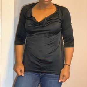 Cowl neck blouse